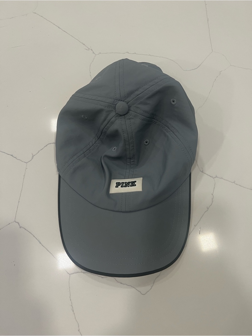PINK Victoria’s Secret Gray Adjustable Baseball Cap